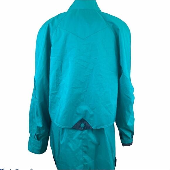 Forecaster of Boston teal long line windbreaker - Picture 4 of 9